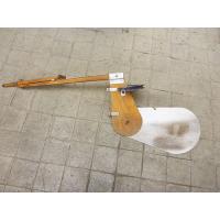 Delphin 140 Steuerblatt gross mit Segelpinne und Seilumlenkung