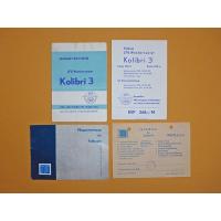 Faltboot Kolibri 3 LFB Stern Packzettel mit Preis