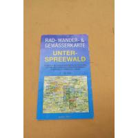 Rad-Wander und Gewässerkarte Unter Spreewald